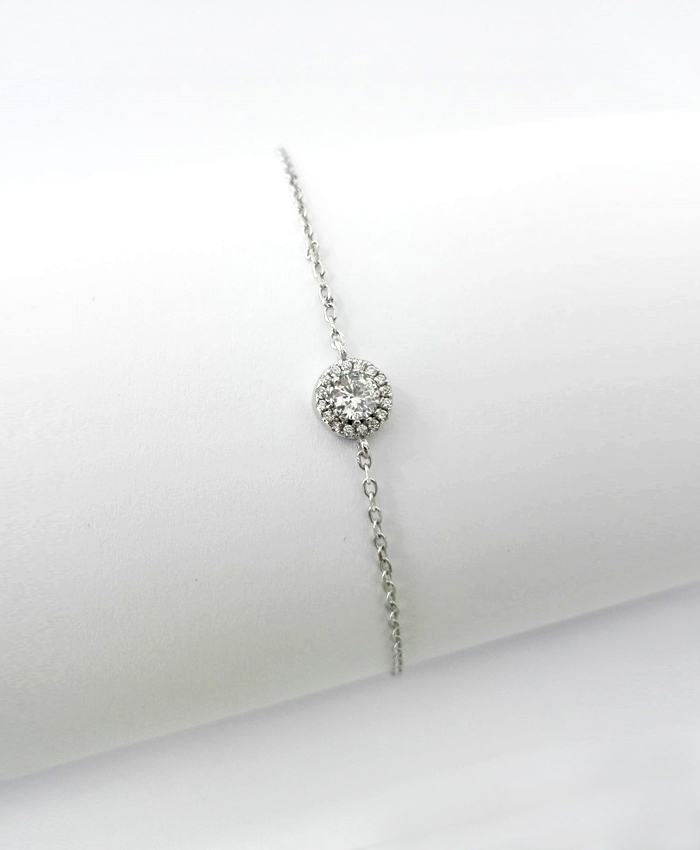 Pulseira Prata C/Zircónia Pulseira Prata C/Zircónia